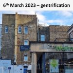 In the gentrification debate, the Sylvans considered whether they deplored gentrification of our neighbourhoods, and agreed.