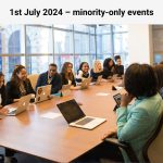 In the minority-only events debate, the Sylvans considered whether we should support minority-only audience events, and disagreed.